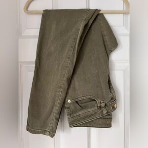 Michael Kors olive skinny jeans. Size 8.